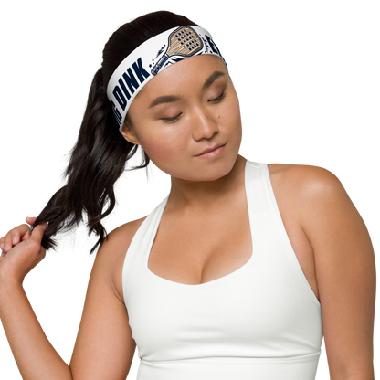 Big Dink Energy headband, angled front view