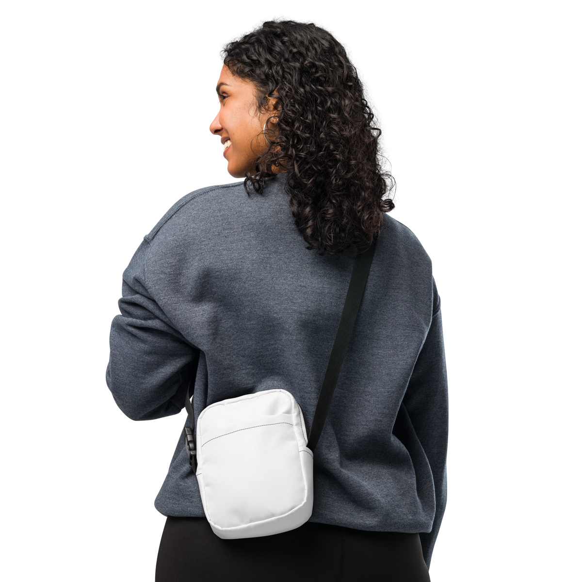 Dabbing Pickle utility crossbody bag, front view
