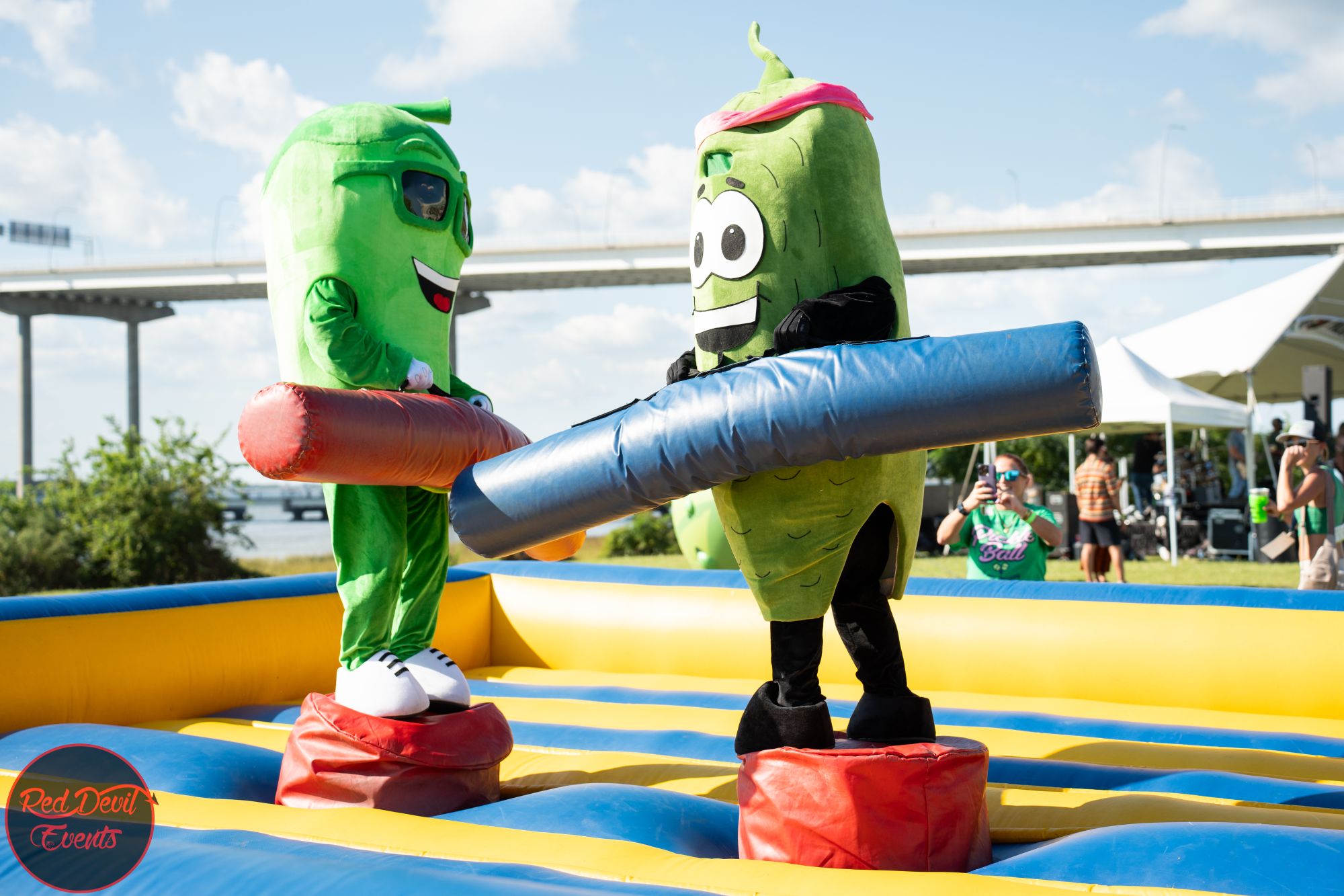 Dillbert and Briney Spears jousting